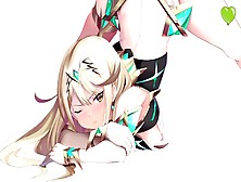 Anime Joi - Mythra (Xenoblade Chronicles Two) Is A Buttslut! (Facesitting,  Breathplay,  Anal Cream-Pie)