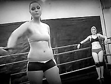 Jocelyn Lioness Vs Ionella Dantes Lesbian Wrestling