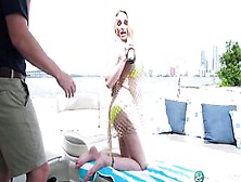 Gigantic-Busted Bikini Goddess Billi Bardot's Boat Boning
