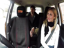 Fake Driving School Horny Blonde American Learners Squirting