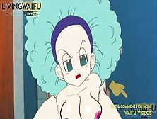 Dragon Ball Z 2D Real Anime Bulma Afro #2 Doggystyle Big Japanese Ass Booty Milf Cosplay Hentai