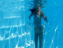 Swimming Pool Underwater Naked Girl Bonnie Dolce
