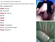 Girl Has Cybersex With A Stranger On Omegle And Masturbates With A Hairbrush
