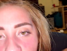 Very Sloppy Blowjob, Deep Throat And Throatpie