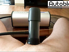 New Cock Milking Machine Vacuglide While Mommy Doesnt See By Autoblow