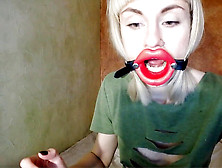 Gagging Blowjob,  In Mouth