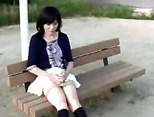 Cute Asian Shemale Loves Fooling Around And Masturbating In Public