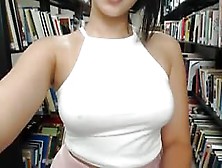 Big Booty Babe Masturbates In Public Library! - Xturbates. Com