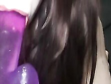 Blowing My Dildo Clean After I Fuck My Booty With It