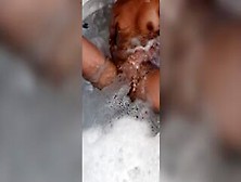 My Beauty Friend Fingering Her Cunt While Taking A Bath Tub Inside The Jacuzzi