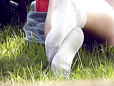 Post-Workout Candid White Socks Preview Clip