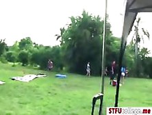 A Slosh Ball Game Played In A Filthy Manner Getting Them Fuck