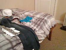 I Masturbation My Enormous Rod And Sperm On The Bed