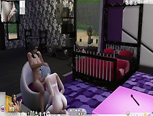 Nier: Automata 2B.  Perfect Butt 2B.  Animated Porn.  Sims Four Sex Mod