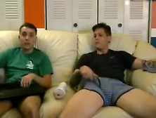 2 Friends Jerking Off Fucking A Fleshlight Together On Cam