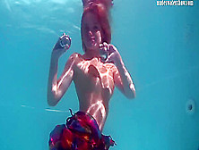 Nikita Bellucci In Redhead Baby Vodorezova Gets Naked Fast Underwater