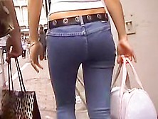 Candid Jeans Video Of Asian Amateur With Firm Butt Armd B