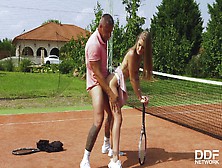 Tennis Match Turned Into Banging