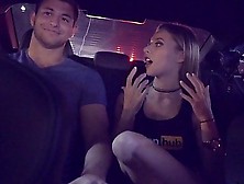 Blonde Whore Gets Fucked In Taxi To Pay For Fare