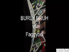 Burly Bruh Thug Comes To Pound Faggyboi