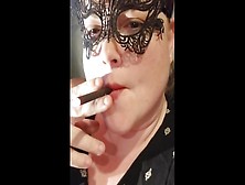Smoking Bbw Wife Takes Unexpected Facial