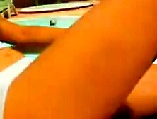 Daring Blonde Gal Performs Oral Sex On And Bangs Cock And Has Her Needy Cunt Licked Beside The Pool