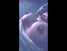 Playing With My Wifes Perfect Tits While Watching Movie