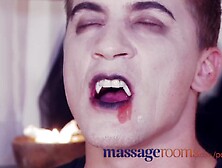 Massage Rooms Young Innocent Virgin Has Pussy Ravaged By Halloween Ghoul
