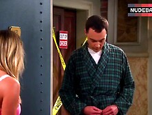 Kaley Cuoco In Pink In Nightie – The Big Bang Theory