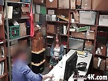 Thief Brooke Bliss Takes Long Cock In Office