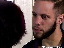 Handsome Teacher Gets Her Tranny Ass Dicked Hard