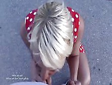 German Girl On Her Knees