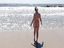 Emily Sky Naked On Outdoors Beach