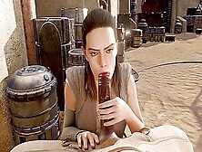 Rey Works For Her Daily Rations