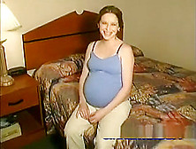 Heavily Pregnant Babe Gets Anally Fucked Two Weeks Before She's Due