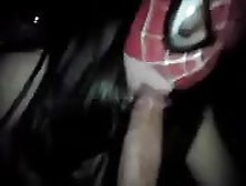Spider Girl Blows Fat Cock