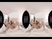 Pornbcn Vr 4K Special Set Of Katrina Moreno In Virtual Reality A Single Hidden Masturbate A Lesbo Accompanied By Ginebra Bellucc