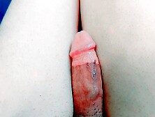 2 Times Cumshot In A Minute Hands-Free Cumming With Smooth Legs Hot Thick Thighs Masturbating Little Cute Cock Swallowing