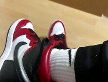 Teen Boys Smelly Nike Air Jordan 1 And Nike Crew Socks