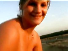 My Blonde Lover Sucks My Cock Outdoors And Enjoys Ardent Doggystyle Sex