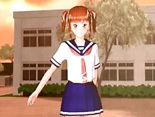 Delicate Anime Schoolgirl Gets Fucked By Her Coed