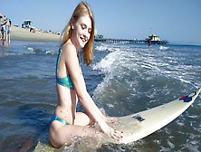Tiny Young Blonde Petite Teen Fucked By Surf Instructor Pov