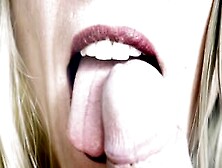 Naughty Close Up Tongue Head