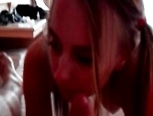 Sexy Blonde Teen Blowjob And Gangbanged Then Creampied