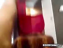 Cute Chick Stripping And Masturbating