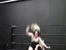 Chubby Girl Wrestles And Humiliates A Guy In The Ring