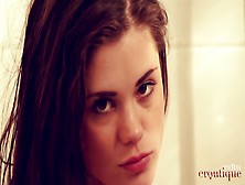 Little Caprice In Masturbating In The Shower Until A Great Wild Orgasm!