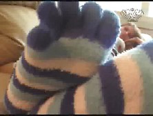 Girl Shows You Her Toe Socks Pov