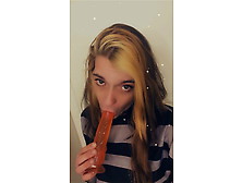Pretty Emo Girl Wants To Suck On Cock