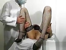 Kinky Slut In Fishnets Gets Her Tight